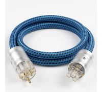 Boaacoustic Câble d'alimentation HiFi, câble d'alimentation audio haut de gamme, fiche Schuko vers femelle, prise UE pour DVD/amplificateur/décodeur/subwoofer/AMP -1M