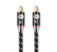BOAACOUSTIC JIB Câble Audio Numérique Optique Hi-end audiophile, Câble TOSLINK vers TOSLINK, Cable fibre optique pour home cinéma, PS5, XBOX PRO Series 1.5m