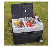 BOABEODVB Réfrigérateur de voiture portable 20 L avec compresseur de roue Réfrigérateur Congélateur Glacière Glacière Garder au frais for le camping Pêche