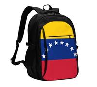 BOAIHH Drapeau du Venezuela Sac à dos grande capacité avec compartiment indépendant pour soulager la pression