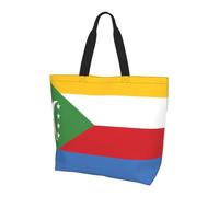 BOAIHH Sac à bandoulière léger pour femme avec drapeau des Comores - Grande capacité - Pour un usage quotidien et le travail