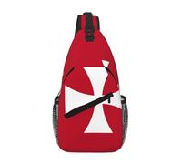 BOAIHH Sac de poitrine avec drapeau des îles Wallis et Futuna de grande capacité, confortable et décompressif, adapté pour les voyages, le travail et l'extérieur