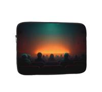 BOAIHH Sac d'ordinateur léger, superbe motif imprimé cinéma, adapté pour les voyages d'affaires, le travail, les trajets, Noir , 15 inch