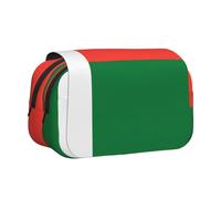 BOAIHH Trousse à stylos double coque motif drapeau de Madagascar - Impression pleine largeur - Convient pour les croquis, les voyages et l'école