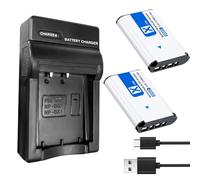 BOANV Batterie NP-BX1 (Pack de 2 1300mAh) et kit de Chargeur LCD compatibles avec Sony NP-BX1 et Sony ZV-1, Cyber-Shot DSC-RX100, DSC-RX100 II/III/M4/M5/M6/M7/Ⅳ/Ⅴ/Ⅵ/Ⅶ/VA, DSC-RX100M II, HDR-CX405