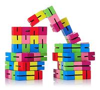 Boao - 9 Pièces Mini Puzzles Bois Flexibles Twist and Lock Puzzles Modernes pour Enfants de 14 Ans et Plus