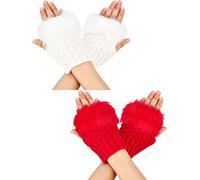 Boao Femme, APPARELGLOVES, White And Red, M