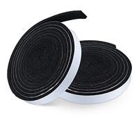 Boao Joint de BBQ Ruban Adhésif Noir de Fumeur Autocollant Joint d'Étanchéité Autocollant de Gril Haute Température, 7,5 Pieds de Longueur, 1/8 Pouce d'Épaisseur (2, 0,5 Pouce de Large)