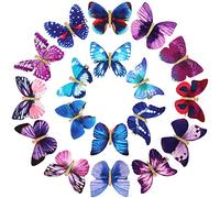 Boao Lot de 18 pinces à cheveux papillon à paillettes pour filles, adolescentes, femmes (styles mystérieux)