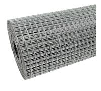 BOAOTX 50cm x 10m, Fil de fer pour volière, maille de 6,3 mm, Grillage à mailles fines galvanisé, grillage pour protection contre les campagnols pour plate-bande surélevée, fil pour lapins, fil pour