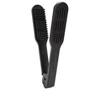 Boar Bristle Brush, Detangling Comb, 8.66x1.57 Inches Clamp Handle Design Double Sided Natural Boar Bristles, Hair Styling Tool for Smoothing, Teens, Women, Girls and Youth