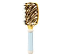 Boar Bristle Hair Brush - Anti Static Smoothing Hairbrush for Styling Combing | Natural Bristles with Ergonomic Handle, Gentle Detangling Tool, Salon Travel Hair Care Accessory for Women Men