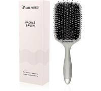 Boar Bristle Hair Brush-Hair Brush with Thicker Nylon Nubs for Effortless Detangling,Scalp Massage and Less Breakage-Suitable for All