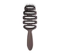 Boar Bristle Paddle Brush, Anti-Static Hair Brush Men, 9.06x3.15in Frizz Control Scalp Massage, Smooth Detangling Comb for Daily Grooming and Scalp Care