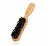 Boar Bristles Beard Brush - Mustache Comb For Grooming And Styling | Boar Bristle Beard Brush, Travel Mustache Comb, Grooming Tool For Detangling And Smoothing Facial Hair Styling At Home
