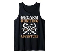 Boar Hunting Wild Hunt Adventure Hunter Life Nature Lover Débardeur