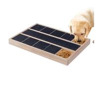 Board à rayures pour chiens, planche à rayures pour chiens, chiot traitant de traitement, planche à gratter pour chiot en bois, grattoir multifonctionnel pour animaux