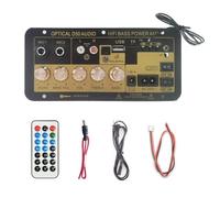 Board AMP - Amplificateur Voiture DC 12V 24V | Module Audio Stéréo Haute Puissance 30W avec Réverbération et Numérique | Ampli Compact avec Télécommande | Adapté Adultes pour Voiture