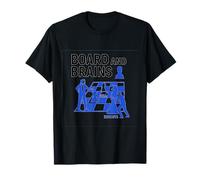 Board and Brains Chess Strategy Team Spirit Design T-Shirt