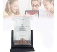 Board Board De Bureau, Modèle De Démonstration De Probabilité De Board Galton Board avec Courbe De Cloche, Outil D'expérience en Droit Statistique Efficace, Outil D'enseignement du Laborato 16cm*12cm