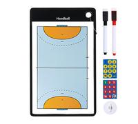 Board de gamme de handball - Clibour des entraîneurs, tableau de stratégie magnétique | Accessoires d'équipement de coaching à sec effaçage à sec pour les compétitions de formation Planification de l'