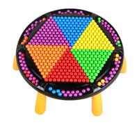 Board d'échecs Arc-en-, Jeu de Plateau d'échecs intellectuel, Jeu d'interaction éducative, Éducation à l'échec de Puzzle de Table Amusant pour Les, Les Adultes, Les garçons, Les Filles, Les adolescen