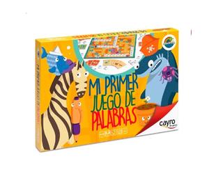 Board Game Mi Primer Juego De Palabras Cayro (ES) Cayro - Mon Premier Jeu de Mots - + 4 Ans - Jeu de Formation de Mots - Jeu éducatif - Ils apprennent en Jouant - 2 à 4 Joueurs