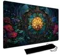 Board Game MTG Playmat + sac étanche noir, bords cousus, surface en caoutchouc lisse, MTG PlayMat avec zones (Original PlayMat) (No Zone,2)