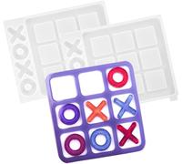 Board Game Resin Moulds Tic Tac Toe Silicone Resin Mold For Chess Game, Indoor/Outdoor Glass Epoxy Mold
