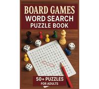 Board Games Word Search Puzzle Book: Word Searches with Easy to Read Print about Classic Games, Strategy, Dice, Cards, and More | 6x9 inches, 110 ... for Vacations, Holidays and Leisure Times