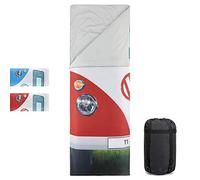Board Masters Collection Combi - Sac de Couchage Individuel pour Le Camping et Les activités de Plein air Combi T1 (Bus Avant/Rouge)