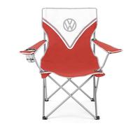 Board Masters Collection VW - Volkswagen Chaise de Camping Pliante avec portegobelet dans Le Design T1 Combi 85 cm (Classic Bus/Red)