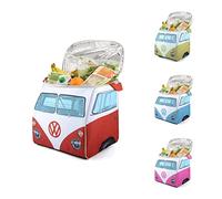 Board Masters - Sac Isotherme isolé Volkswagen - Sac Thermique pour boîte de Refroidissement - Sac de Camping - Sac de Pique-Nique T1 Combi (Rouge)