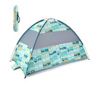 Board Masters VW Collection - Volkswagen Combi Bus T1 Camper Van Coquille de Plage (2 pers.) avec Un Sac de Transport (Multi Combi/Bleu)