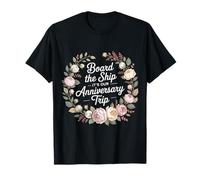 Board The Ship It's Our Anniversary Trip Couple de croisière T-Shirt