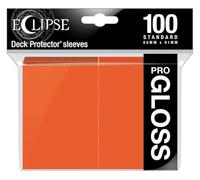 BoardGame- Ultra Pro Eclipse Gloss Lot de 100 Pochettes Standard Orange Citrouille, E-15607