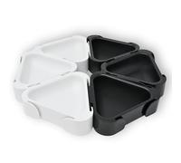 Boardgame Stuff - Set de 6 Bacs à Jetons Modulaires - Accessoires pour Jeux de Société - Rangement Tokens, Ressources & Pièces