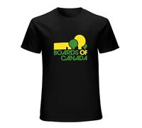 Boards of Canada Men's Black T-Shirt Unisex Tee Shirt M