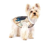 Boards On The Beach T-shirt sans manches en coton doux et respirant pour petit animal de compagnie