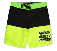 Boardshort HURLEY - Supersuède - Coupe et couture bloquée - Noir et Jaune 18 ans