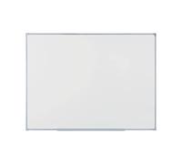 BoardsPlus Economy Tableau blanc magnétique, 120 x 90 cm, surface en acier laqué effaçable à sec, cadre en Tech Alloy gris