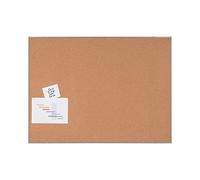 BoardsPlus Economy Tableau en liège, 120 x 90 cm, cadre en Tech Alloy gris