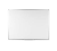 BoardsPlus - Tableau Blanc, 105 x 75 cm, avec cadre en aluminium et porte-marqueurs
