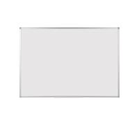 BoardsPlus - Tableau Blanc Magnétique, 105 x 75 cm, Surface émaillé, avec cadre en aluminium et porte-marqueurs