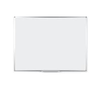 BoardsPlus - Tableau Blanc Magnétique, 90 x 60 cm, avec cadre en aluminium et porte-marqueurs