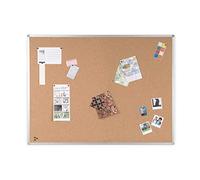 BoardsPlus - Tableau d'Affichage en Liège, 105 x 75 cm, Cadre en Aluminium
