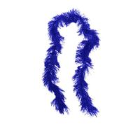Boas artificiel pour déguisement - 1,5 m - Décoration colorée pour femme, danse, mariage, fête, cosplay, Halloween, accessoire de costume, bleu, Taille unique