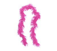 Boas artificiel pour déguisement - 1,5 m - Décoration colorée pour femme, danse, mariage, fête, cosplay, Halloween, accessoire de costume, rose rouge, taille unique