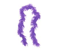 Boas artificiel pour déguisement - 1,5 m - Décoration colorée pour femme, danse, mariage, fête, cosplay, Halloween, accessoire de costume, violet, Taille unique