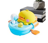Boat Bath Toy - Animal Shape Floating Cute Pull String Ship,Spray Water Bath Toy,for Boys Girls Bathroom Shower Pool Beach Lake Water